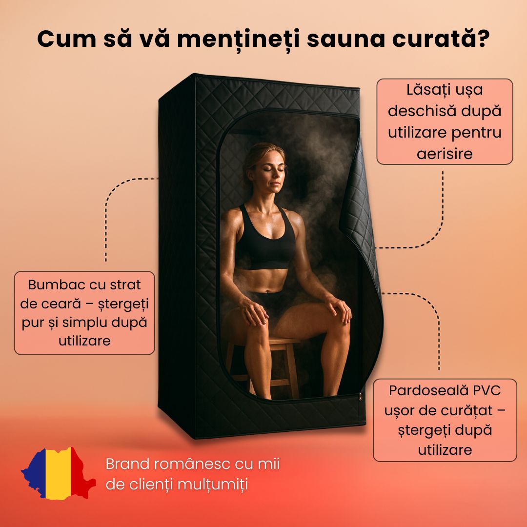 Cum să vă mențineți sauna curată RECOVERYONE