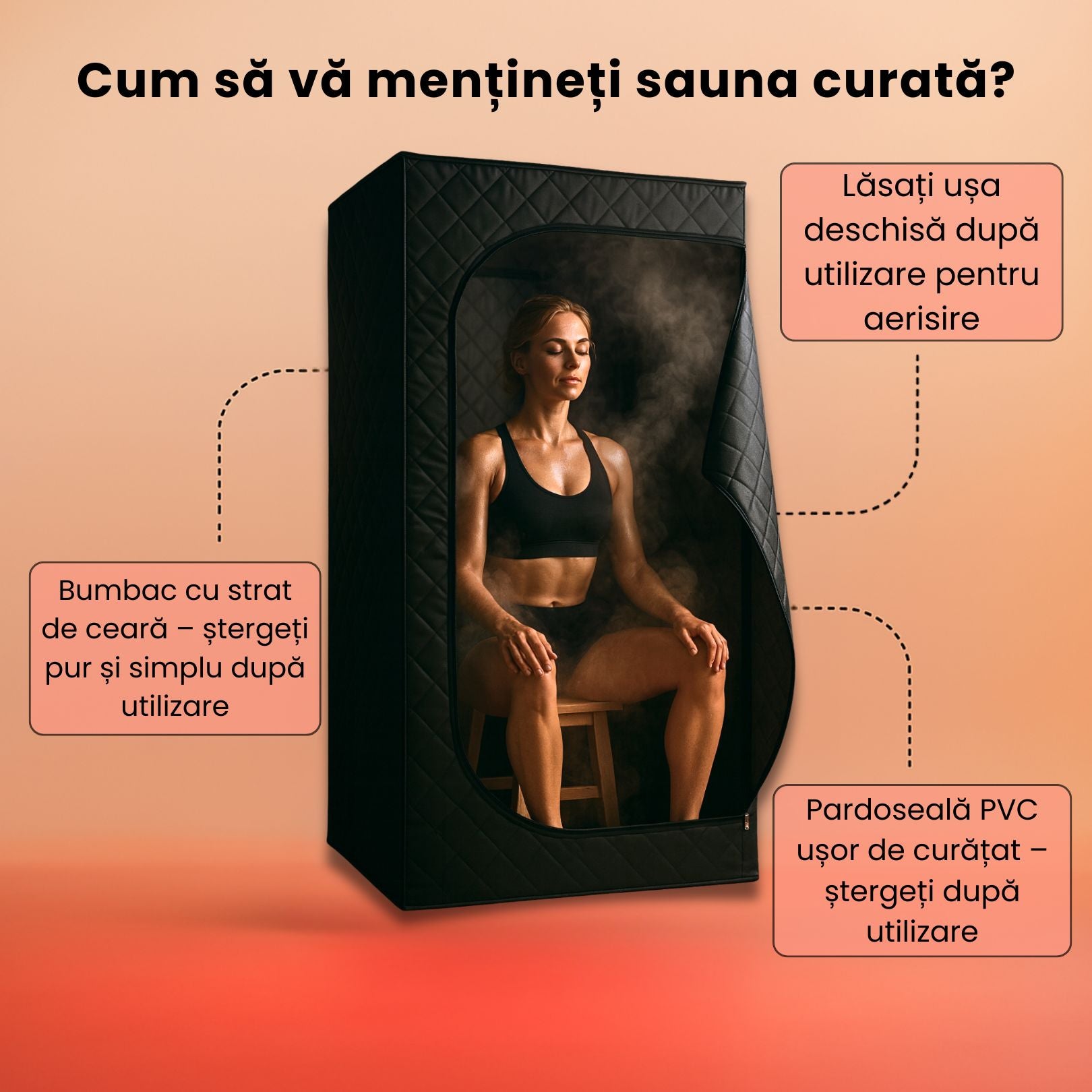 Cum să vă mențineți sauna curată?
